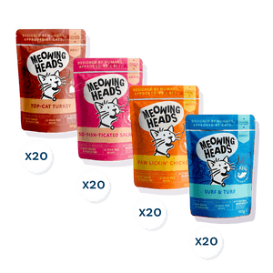 Mixed Wet Cat Food Bulk Bundle