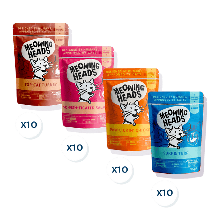 Mixed Wet Bundle - Barking Heads & Meowing Heads