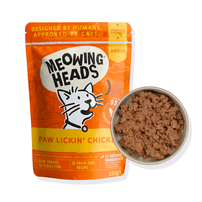 Paw Lickin' Chicken x10 - Wet Food - Barking Heads & Meowing Heads