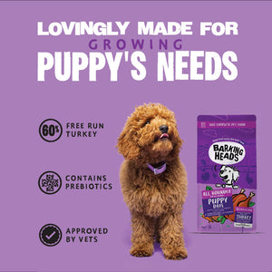 Puppy Days Turkey Dry Dog Food - All Hounder - Barking Heads & Meowing Heads
