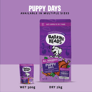 Puppy Days Turkey Dry Dog Food - All Hounder - Barking Heads & Meowing Heads
