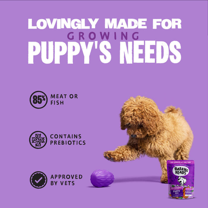 Chicken Wet Puppy Food | Grain Free | Barking Heads – Barking Heads & Meowing Heads