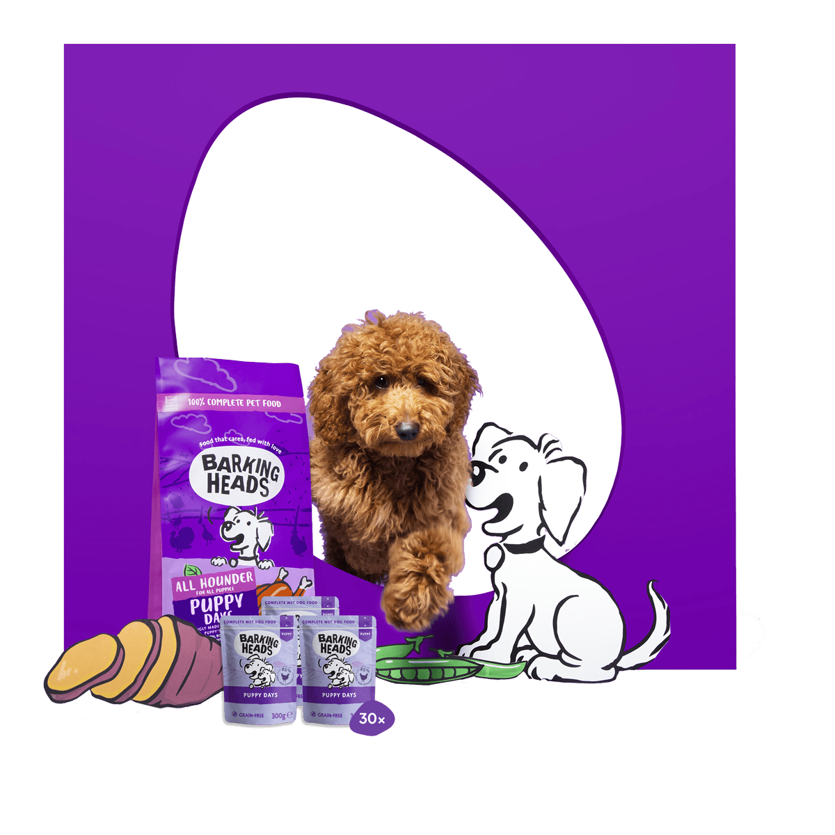 Puppy Pack - Barking Heads & Meowing Heads