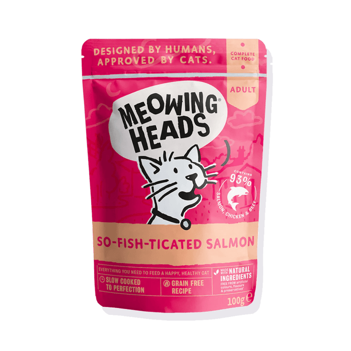 So-Fish-Ticated Salmon x10 - Wet Food - Barking Heads & Meowing Heads