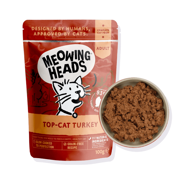 Top Cat Turkey Best Wet Cat Food Barking Heads Meowing Heads