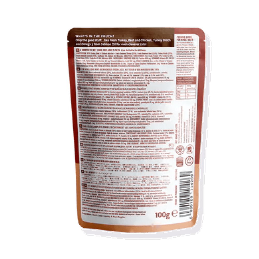 Top-Cat Turkey x10 - Wet Food - Barking Heads & Meowing Heads