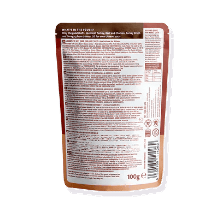 Top-Cat Turkey x10 - Wet Food - Barking Heads & Meowing Heads