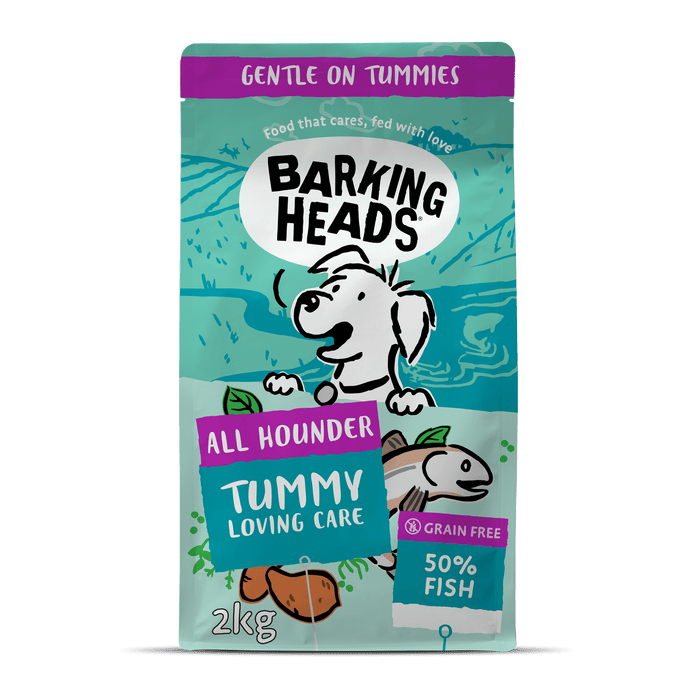 Tummy Loving Care Fish Dry Dog Food - All Hounder - Barking Heads & Meowing Heads