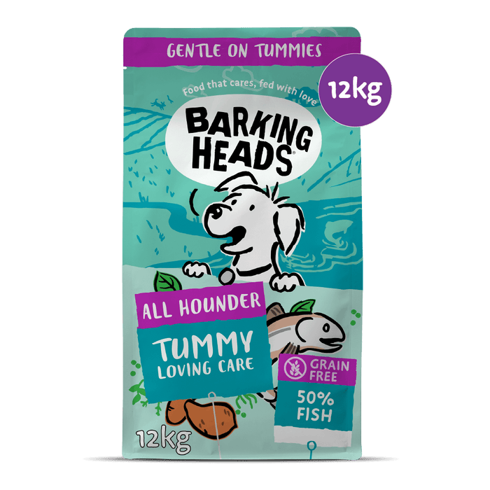Tummy Loving Care Fish Dry Dog Food - All Hounder - Barking Heads & Meowing Heads